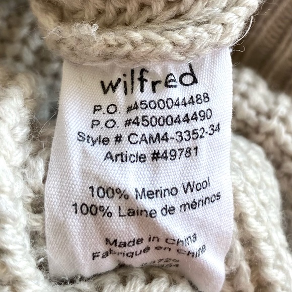 Aritzia Wilfred Montpellier 100% merino wool turtleneck sweater. 🩶 - Picture 8 of 8